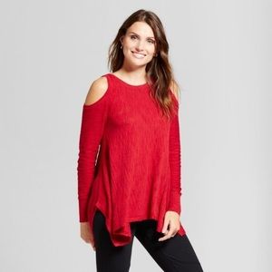 NWT Knox Rose Cold Shoulder Sweater size M